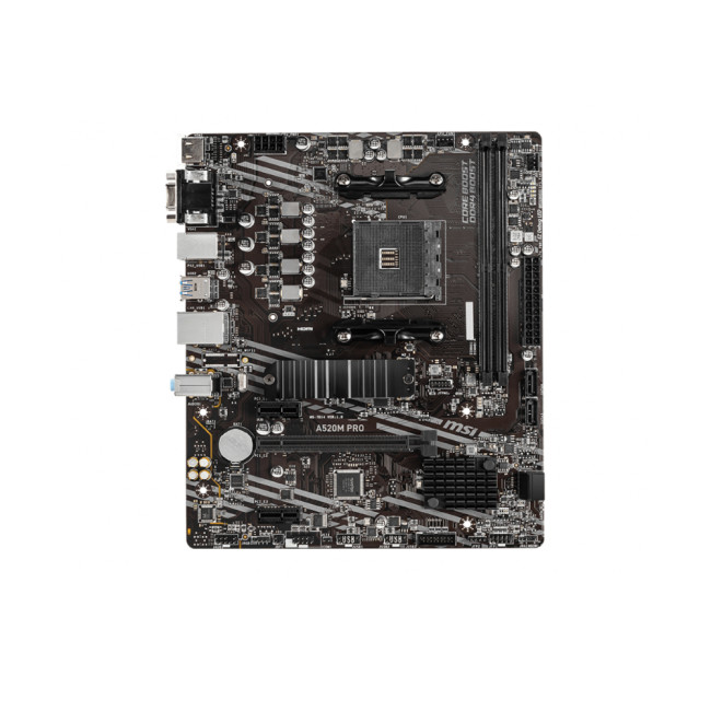 MSI A520M PRO micro ATX AMD A520 AM4 Motherboard