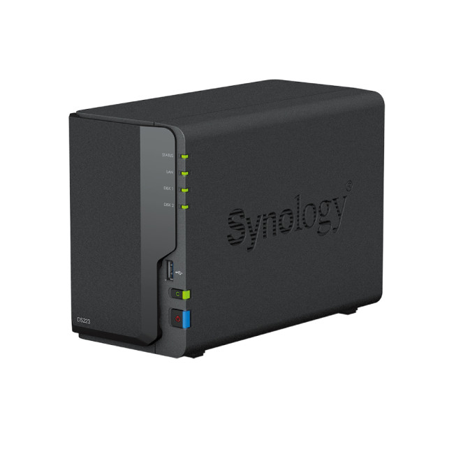 Synology DS223 2-Bay NAS Enclosure (2GB RAM) - 12TB HDD Included Bundle
