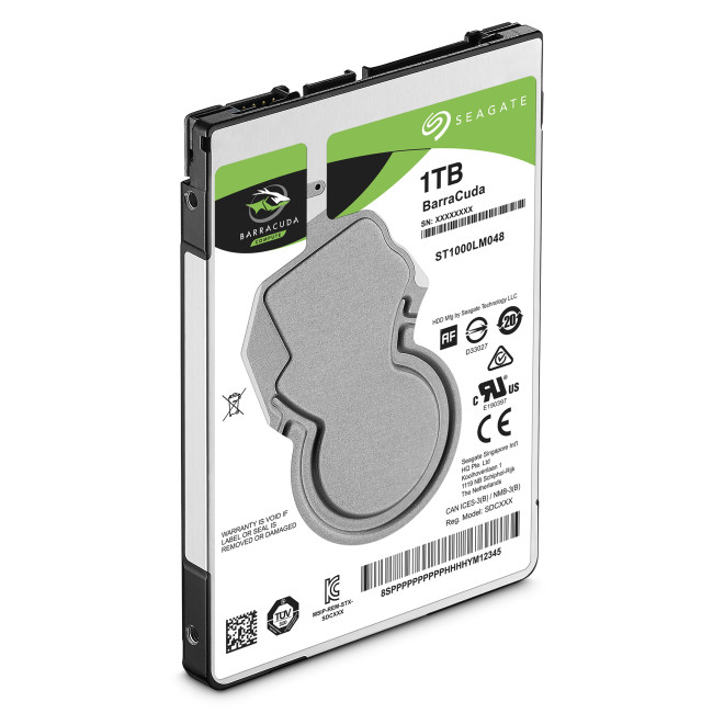Seagate BarraCuda ST1000LM048 1TB Internal Hard Drive 2.5" 5400 RPM SATA III