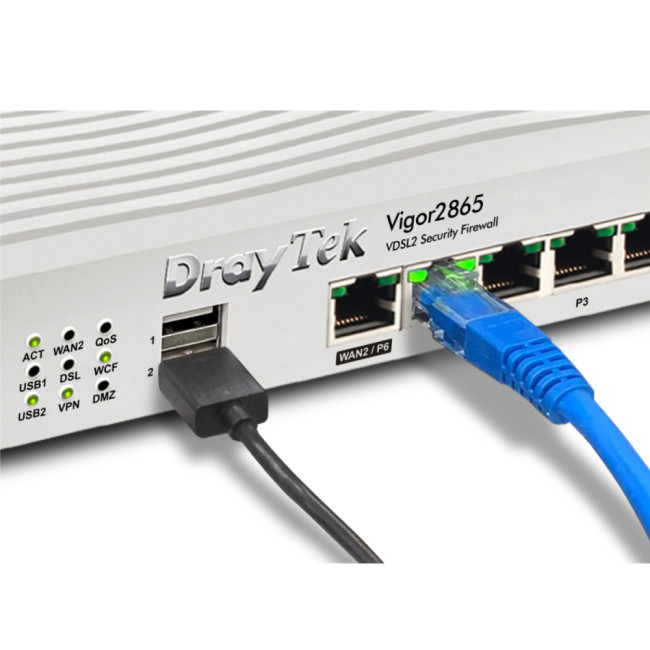 Draytek Vigor V2865-K Gigabit Ethernet VDSL2 Wired Router