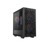 DeepCool 40 3FS ATX Micro ATX Tempared Glass Black PC Case