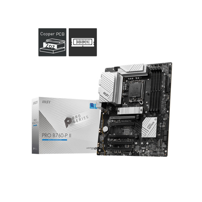 MSI PRO B760-P II ATX Intel B760 LGA 1700 Motherboard