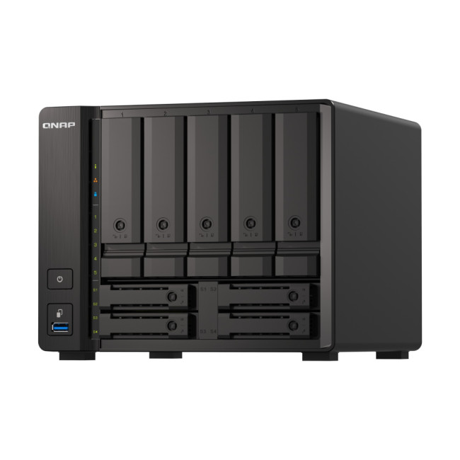 Refurbished QNAP TS-H973AX-8G AMD Ryzen V1500B 8GB 9 Bay NAS Tower Servers