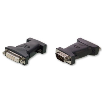 Belkin DVI-I Female to VGA DB15 Male Adapter, Gold-Plated Connectors, Charcoal