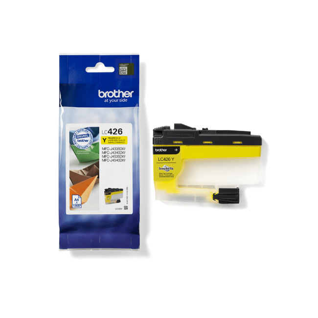 Brother LC426Y Yellow 750 Pages Yield Ink Cartridge