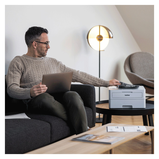 Brother HL-L2865DW Wireless 1200 x 1200 DPI A4 Mono Laser Printer White