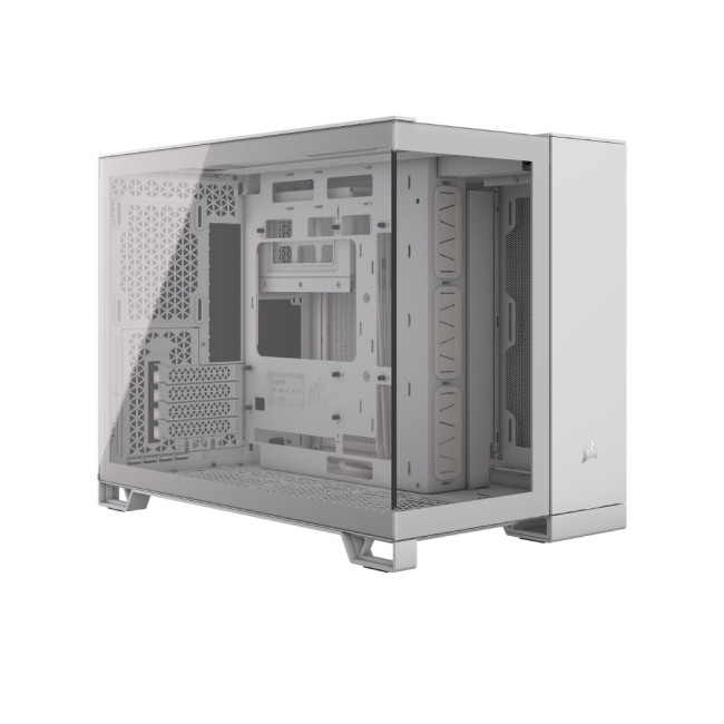 Corsair 2500X Tempered Glass Mid Tower ATX Gaming PC Case - White