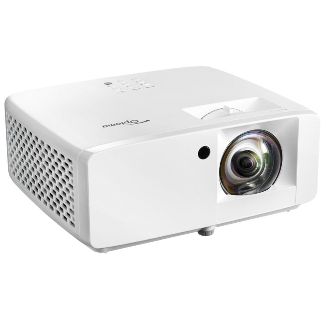 Optoma GT2000HDR Short Throw 1080p 3500 ANSI Lumens DLP Home Entertainment Laser Projector White