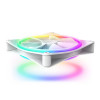 NZXT F120 RGB Duo 120mm PWM Fan White - 3 Pack w/ Controller White