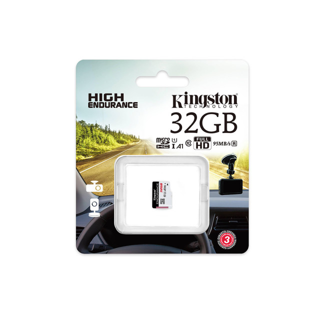 Kingston Technology High Endurance 32GB MicroSD Class10 UHS-I Memory Card