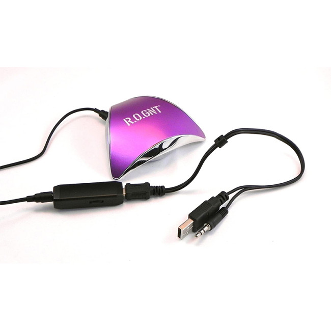 R.O.GNT 1001-32 Portable USB MP3 Player with Vibration Speaker Audio-Jack 3 Watt