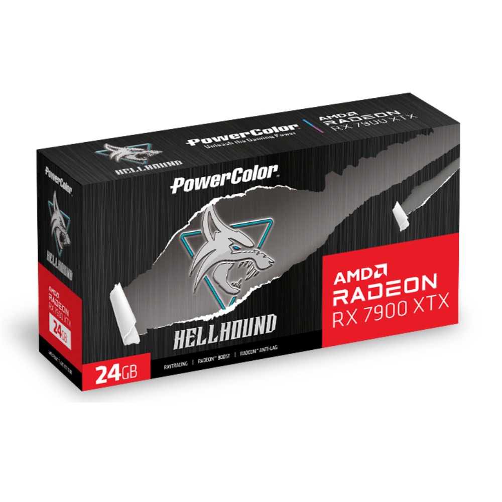 ほぼ新品Radeon RX7900 XTX 24GB PowerColor AMD RX 7900 XTX 24GB OC GPU: RX7900XTX 24G-L/OC