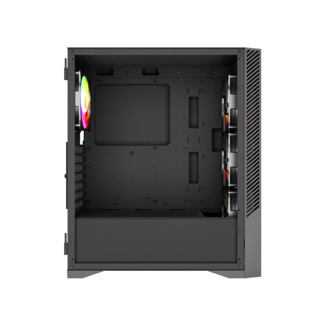 Vida Typhoon ATX ARGB Tempered Glass Gaming PC Case - Black