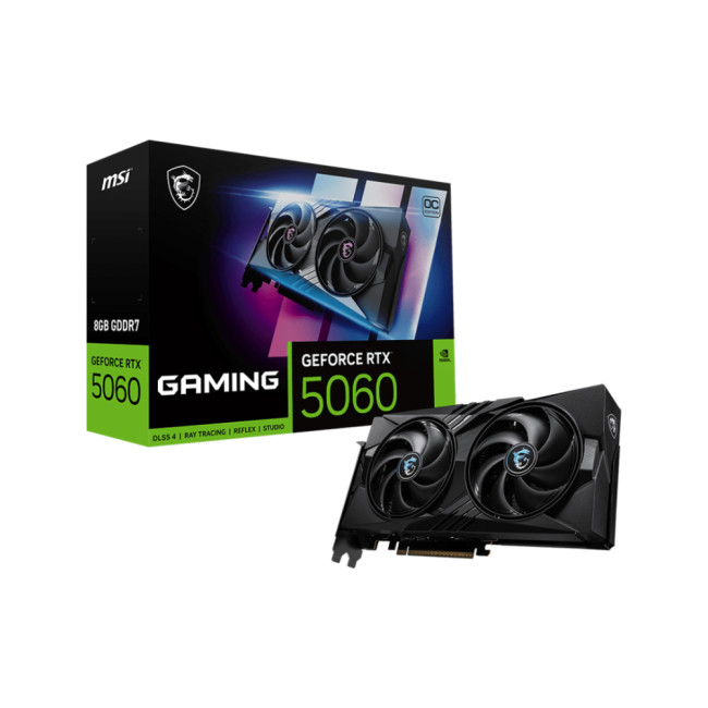 MSI GeForce RTX 5060 GAMING 8GB OC Graphics Card
