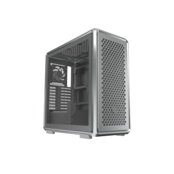 Cooler Master MasterFrame 600 RGB Tempered Glass Mid Tower gaming PC Case Silver