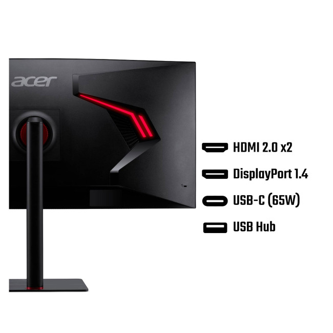 Acer Nitro XV345CURX0 34" Curved UWQHD 200Hz FreeSync Premium Gaming Monitor