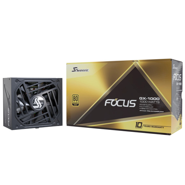 Seasonic Focus GX-1000 1000W ATX 3.0 80 PLUS Gold PSU Power Supply