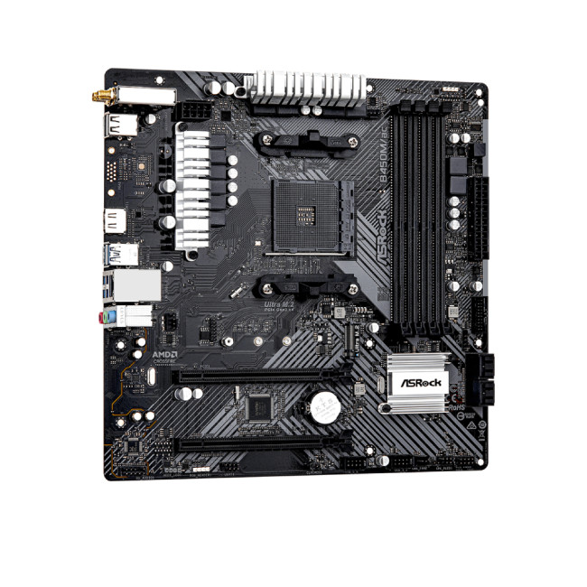 Asrock B450M/ac R2.0 DDR4 Socket AM4 micro ATX Motherboard
