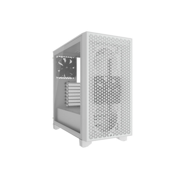 Corsair 3000D Airflow Mid Tower TG ATX Gaming Case - White