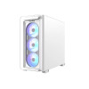 ASUS A23 PLUS RGB Tempered Glass Micro ATX Gaming Case - White