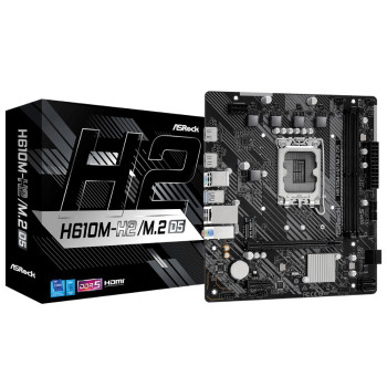 Asrock H610M-H2/M.2 D5 DDR5 Micro-ATX LGA 1700 Motherboard