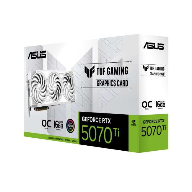 ASUS Geforce RTX 5070 Ti TUF GAMING 16GB OC Graphics Card White