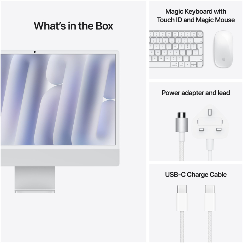 Apple iMac MD3H4B/A M4 16GB RAM 256GB SSD 24 inch 4.5K PC