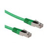 Microconnect 15 meter Cat5e FTP Networking Cable, RJ45 Male Connectors - Green