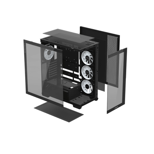Gigabyte C500 Panoramic Stealth ATX Mid Tower Tempered Glass RGB PC Case