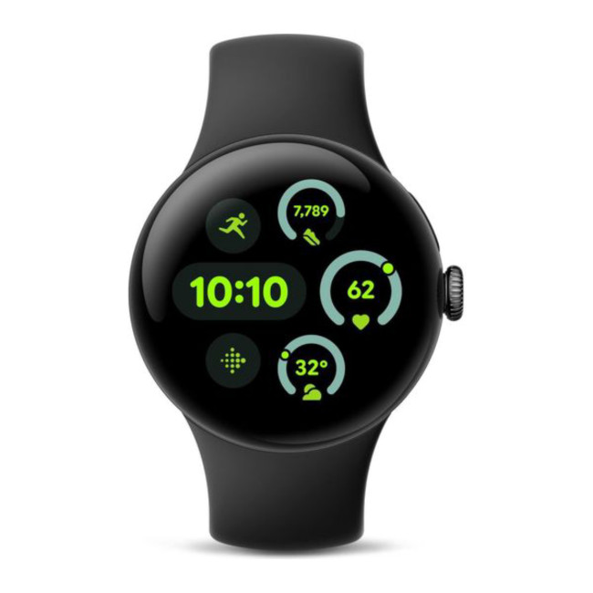 Google Pixel Watch 3 41mm Qualcomm Cortex M33 32GB 4G LTE Smartwatch with Band - Obsidian