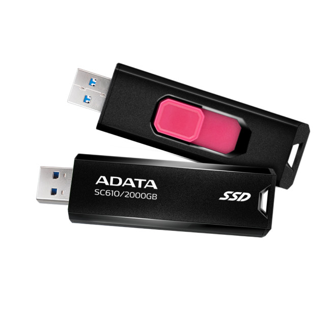 Adata SC610 Pocket Size Key Ring 2TB USB 3.2 External SSD