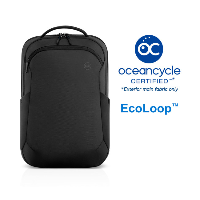 Dell EcoLoop Pro CP5723 Notebook Carrying Backpack for 15.6" Screen Black
