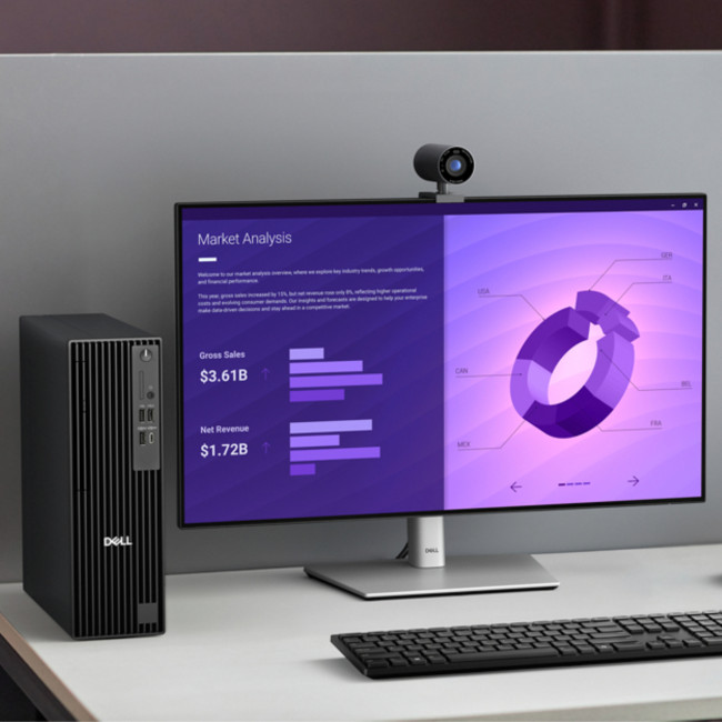 DELL Pro QBS1250 Plus Intel Core Ultra 7 265 16GB RAM 512GB SSD Windows 11 Pro Slim PC