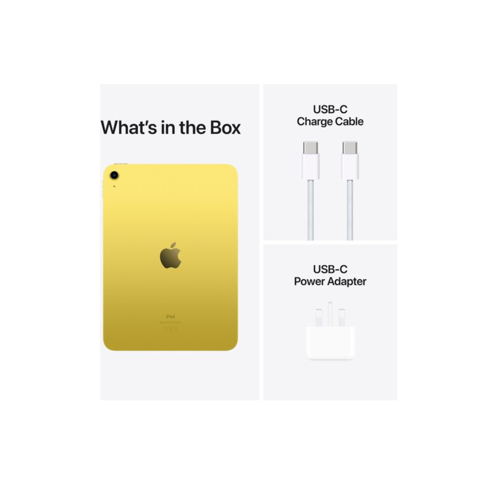 Apple iPad A2696 Apple A14 MPQ13B/A 64GB Tablet - Yellow