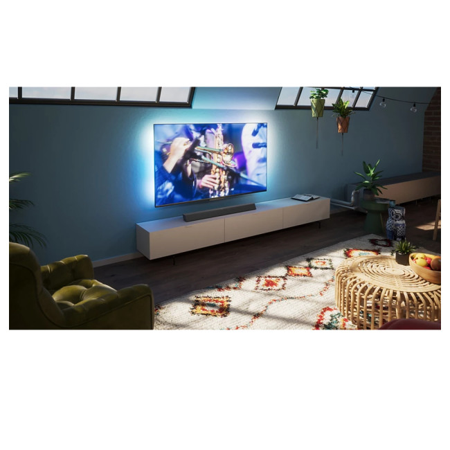 Refurbished Philips Audio Soundbar 2.0 60W Remote Control HDMI ARC Bluetooth Speaker