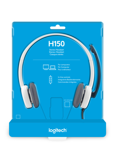 Logitech H150 Wired USB Headset Black - 981-000350