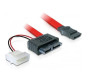 DeLOCK SATA Slimline Socket 7-Pin Female + 2pin Power Male Cable - 84390