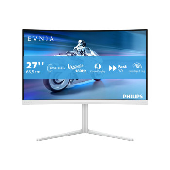 Philips Evnia 5000 27M2C5201L/00 27" 1920x1080 Full HD Fast VA 180Hz 0.5ms FreeSync Curved Gaming Monitor