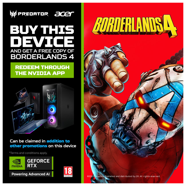 Acer Predator Helios 18 AI Intel Core Ultra 9 275HX 32GB RAM 1TB SSD RTX 5080 18" Windows 11 Home Gaming Laptop