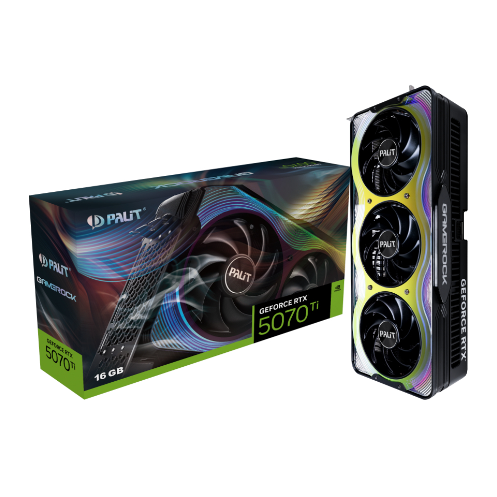 Palit RTX 5070 Ti GameRock 16GB GPU: NE7507T019T2-GB2030G