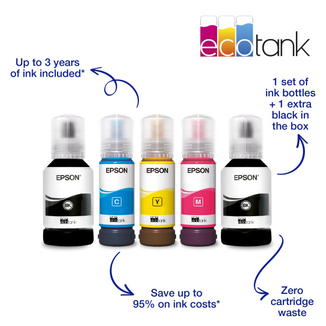 Epson EcoTank ET-2862 5760 x 1440 DPI A4 Wireless Multifunction Colour Inkjet Printer