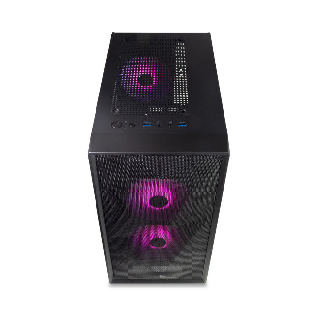 Tecware Forge M2 Mini Tower Micro-ATX ARGB Gaming PC Case - Black