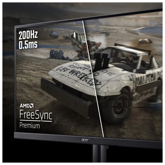 Acer Nitro KG241YX3  24" Full HD 200Hz 0.5ms Freesync Premium Gaming Monitor with Speakers