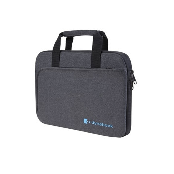 Toshiba Dynabook Laptop Universal Slim Zipper Case 11.6" 600D Polyester Grey