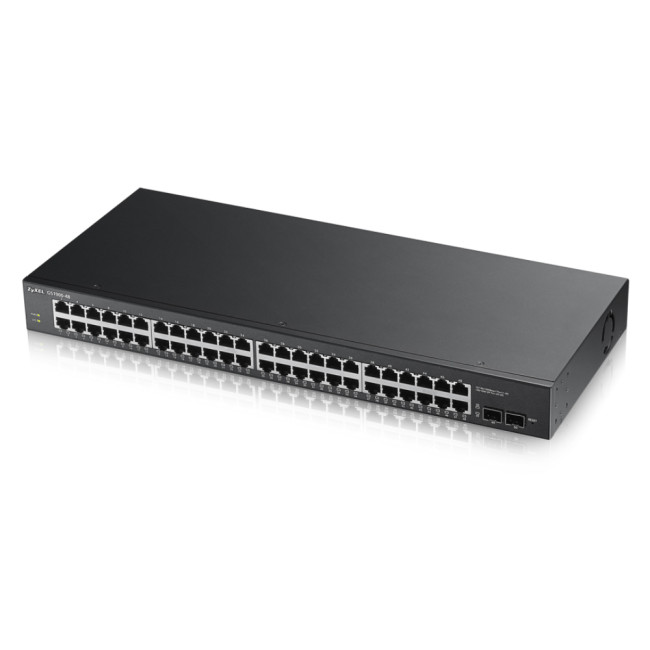 Zyxel GS1900-48-GB0102F 100 Gbit/s Rack Mountable Managed 48 x Gigabit Ethernet RJ45+SFP Ports Network Switch