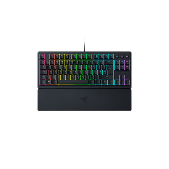 Razer Ornata V3 Tenkeyless Low-profile Mecha-Membrane RGB Gaming Keyboard - Black