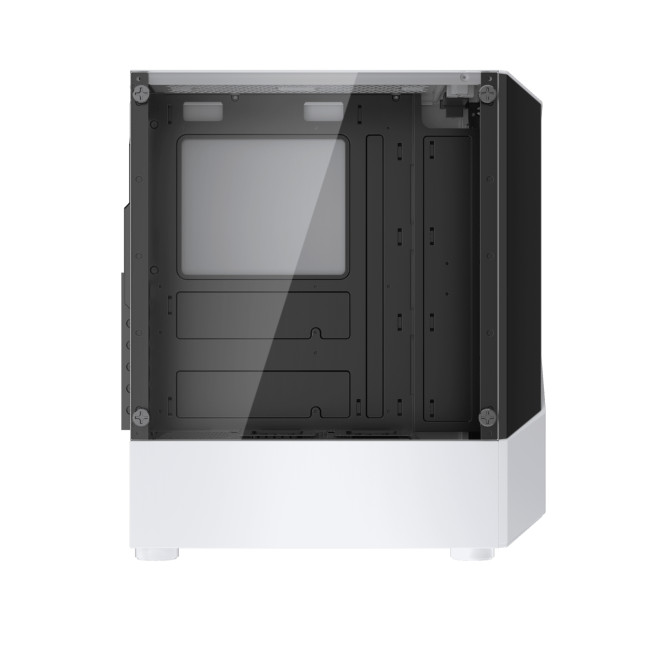 1st Player F3-A-WH Tempered Glass Mid Tower PC Case - White