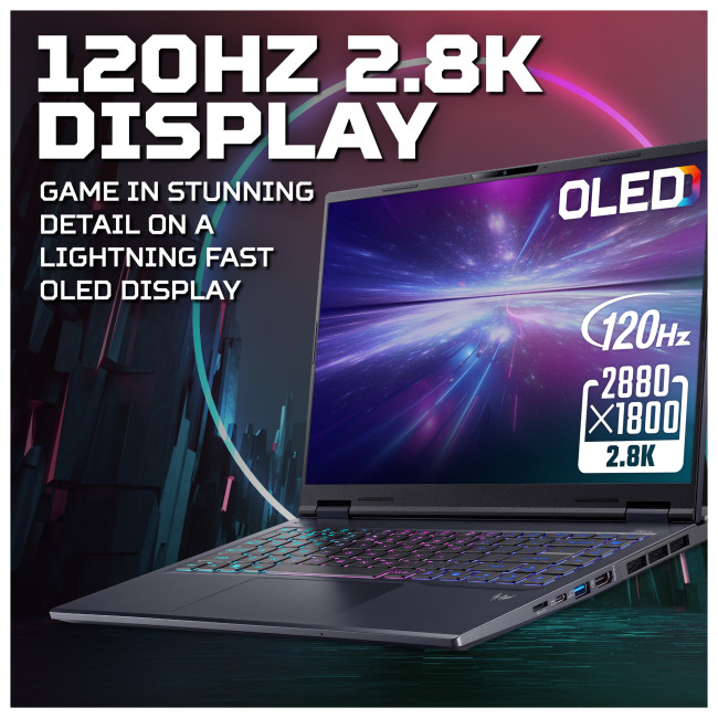 Acer Predator Helios Neo 14 AI NH.QY1EK.004 Intel Core Ultra 7 32GB RAM 1TB SSD RTX 5070 120Hz 14.5" Windows 11 Home Gaming Laptop