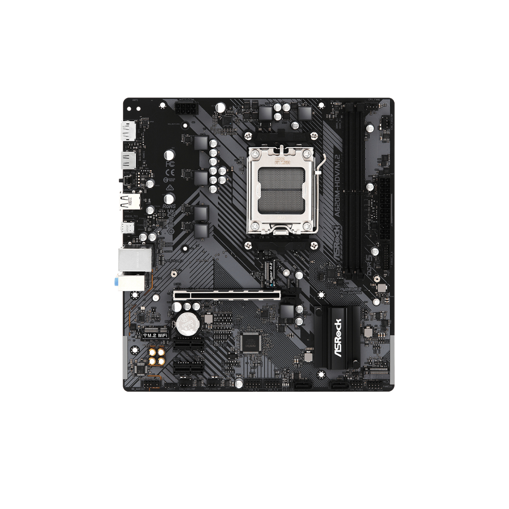 Asrock A620M-HDV/M.2 AMD A620 AM5 Micro ATX Motherboard