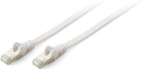 EQUIP Slim Patch Cable Set of 10 Cat 6A 50 cm 10g S/FTP Flat White